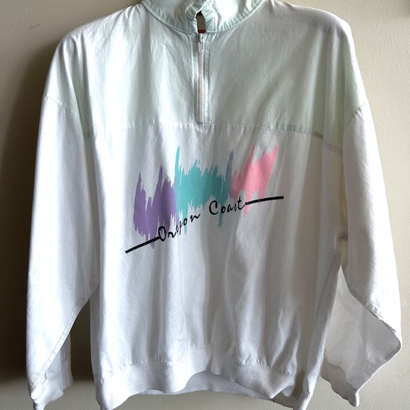 Vintage Oregon Coast Pullover | Size L | 100% Cotton - Picture 3 of 15